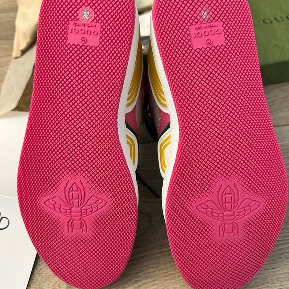 SOLD-GUCCI Basket sneakers - multi low cut - Picture 7 of 11